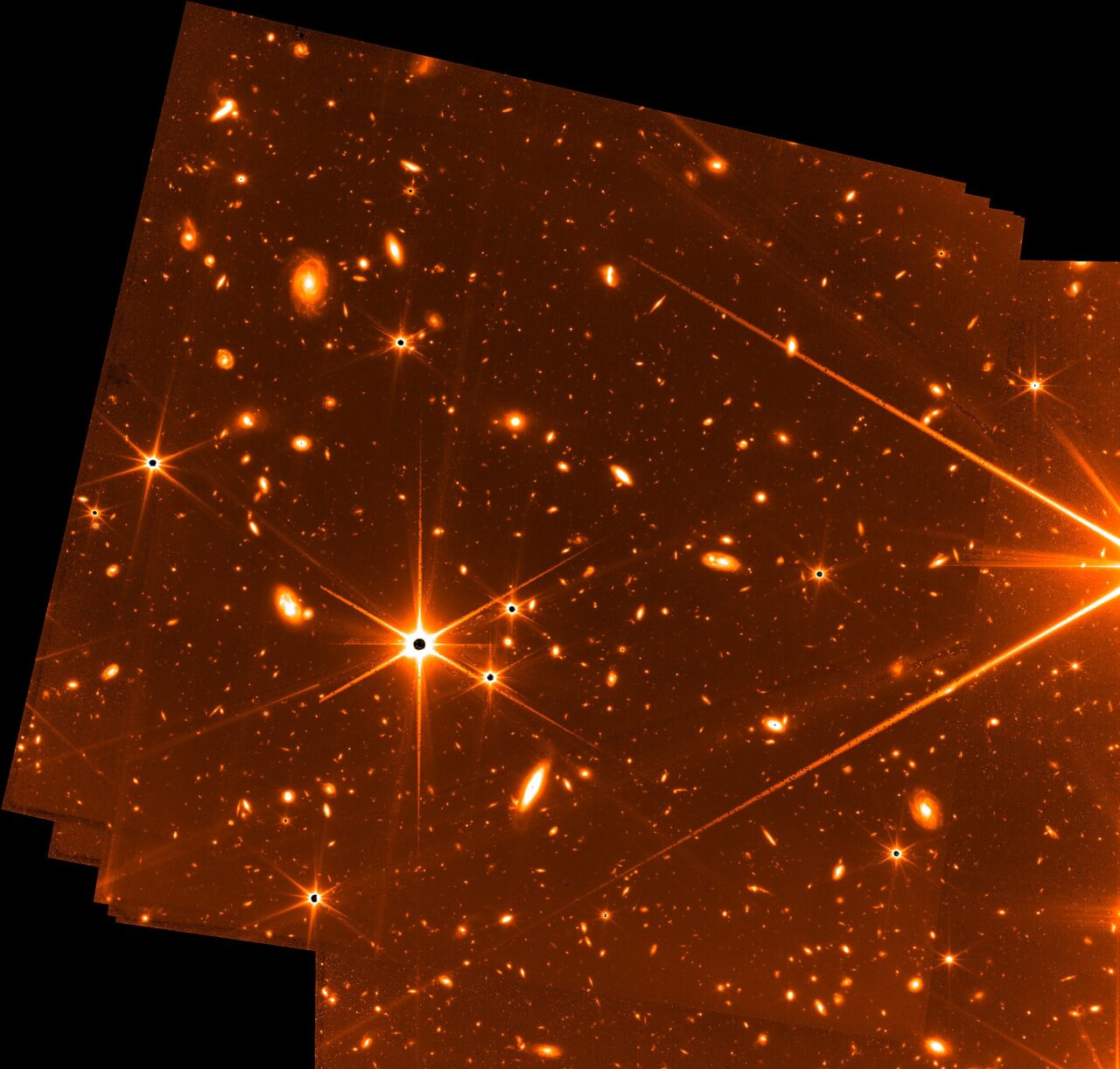 Imagem do FGS-NIRISS do Telescópio James Webb